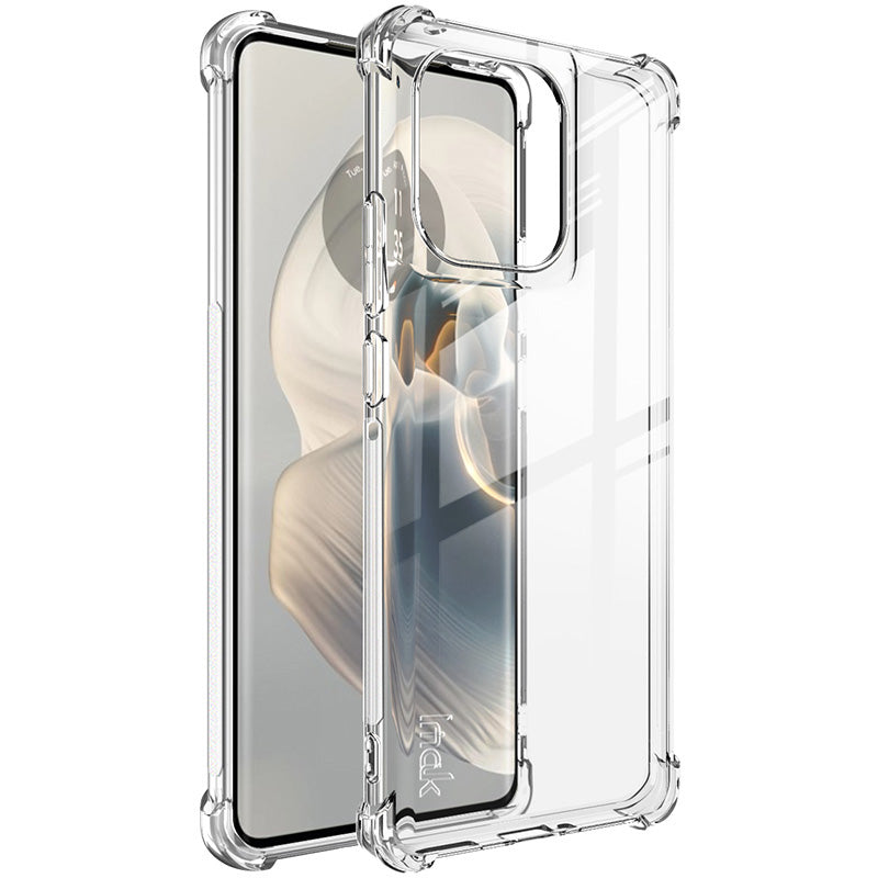 IMAK For Motorola Edge 50 Pro 5G TPU Case Airbag Protection Anti-drop Phone Cover - Transparent
