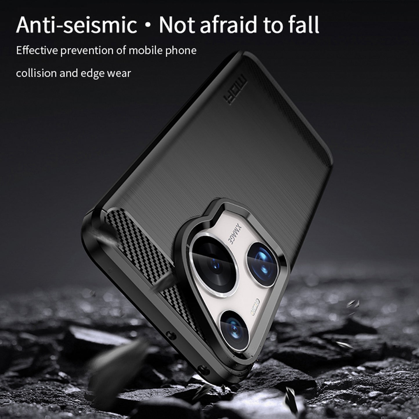 MOFI JK TPU Series-1 For Huawei Pura 70 Ultra Case Soft TPU Protective Phone Cover - Black