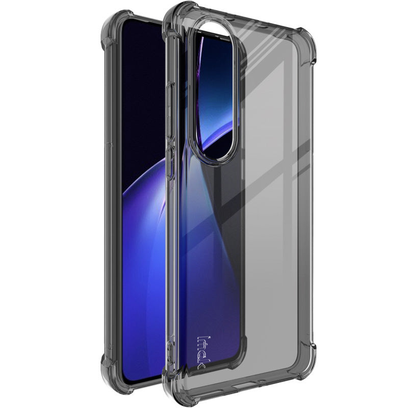 IMAK For Oppo K12 / OnePlus Nord CE4 5G TPU Phone Cover Drop Protection HD Clear Phone Case - Transparent Black