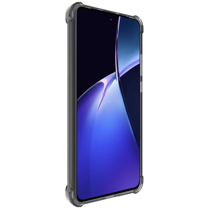 IMAK For Oppo K12 / OnePlus Nord CE4 5G TPU Phone Cover Drop Protection HD Clear Phone Case - Transparent Black