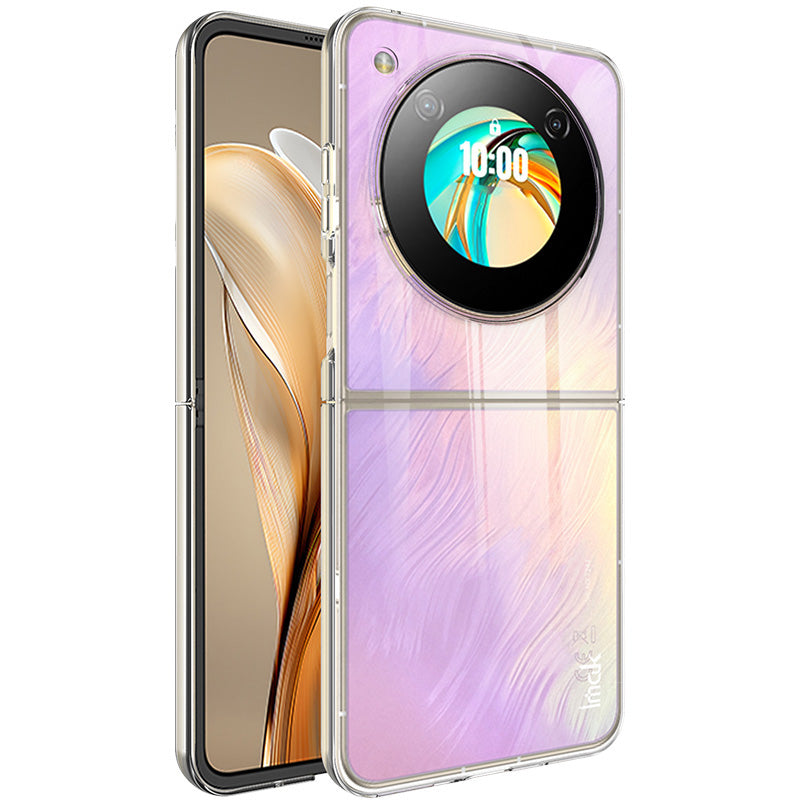IMAK Crystal Case II Pro for ZTE nubia Flip 5G Clear Case Two-Piece PC Phone Cover (Upper Cover+Lower Cover)