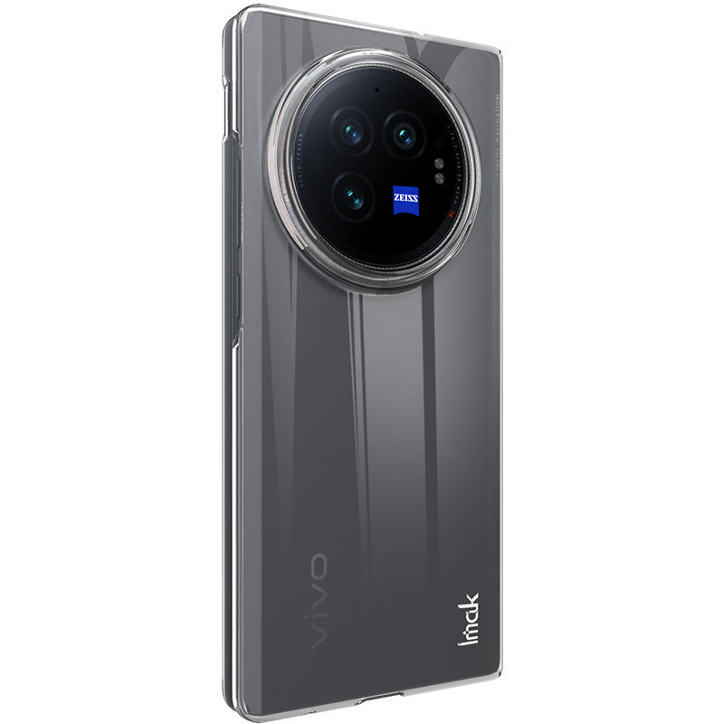 IMAK Crystal Case II Pro for vivo X Fold3 Clear Case Two-Piece PC Phone Cover (Upper Cover+Lower Cover)