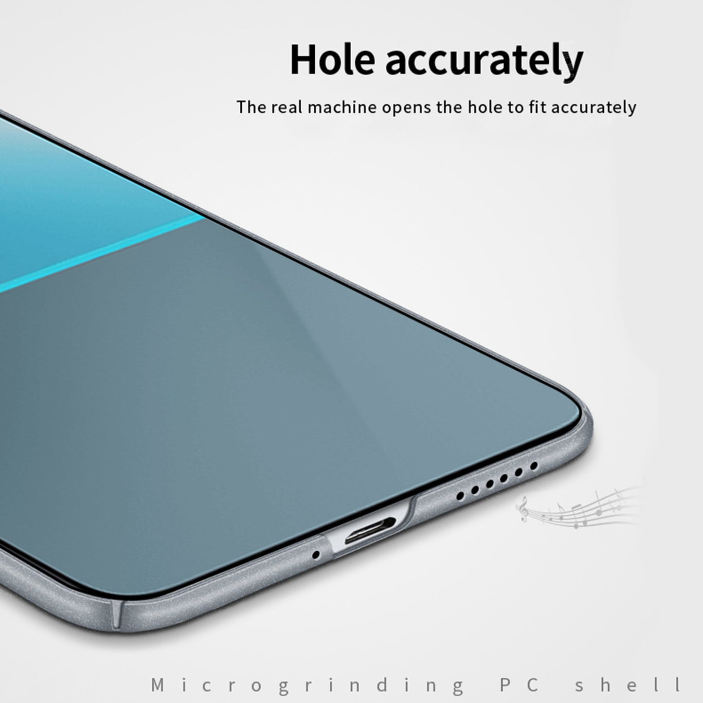 MOFI Shield Matte Series for Xiaomi Redmi Note 13 Pro 4G / Poco M6 Pro 4G Phone Case PC Back Cover - Grey