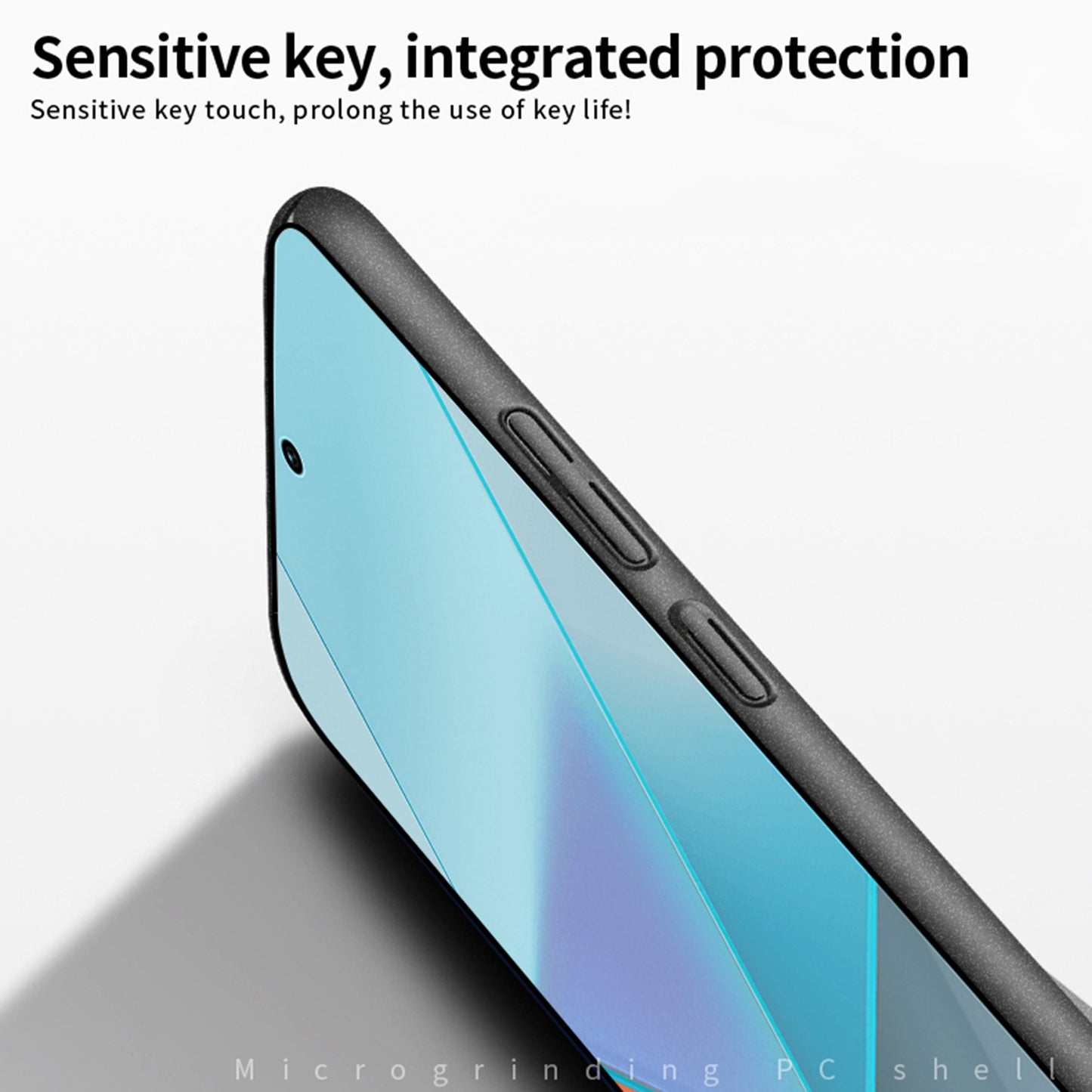 MOFI Shield Matte Series for Xiaomi Redmi Note 13 Pro 4G / Poco M6 Pro 4G Phone Case PC Back Cover - Blue