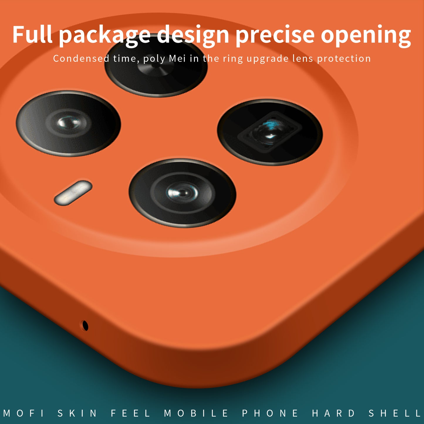 MOFI JK Qin Series For Realme 12 Pro 5G / 12 Pro+ 5G Case TPU+Acrylic Skin-touch Phone Cover - Green