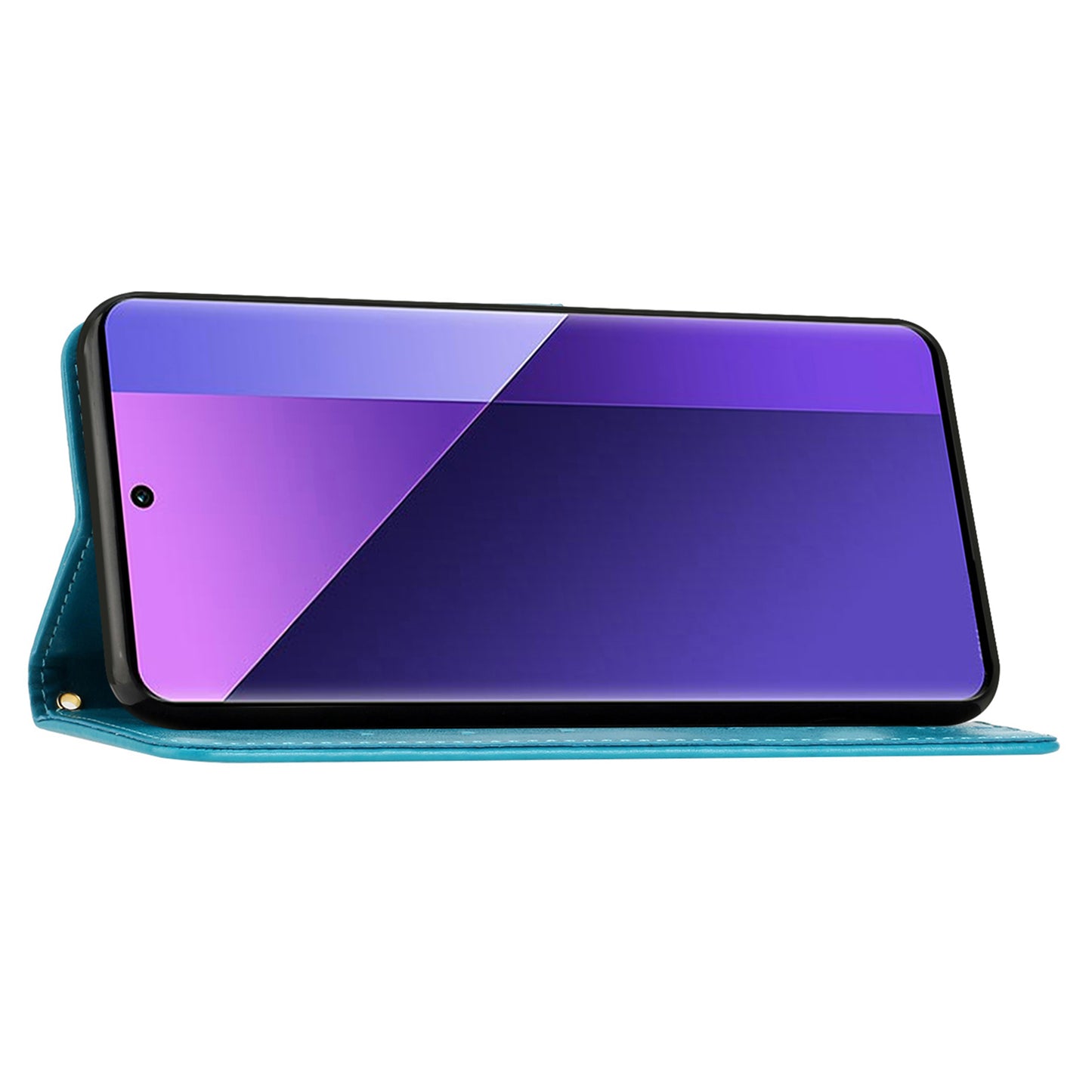 For Google Pixel 9 Case Butterfly Pattern PU Leather Wallet Phone Cover - Blue