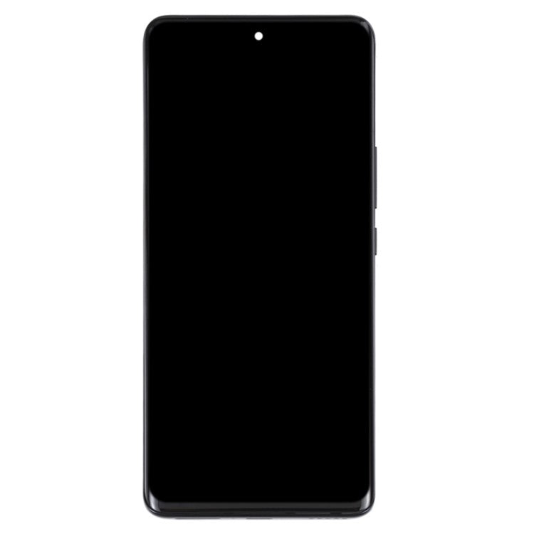 For Honor 50 OEM Grade S OLED Screen and Digitizer Assembly + Frame (without Logo) - Black