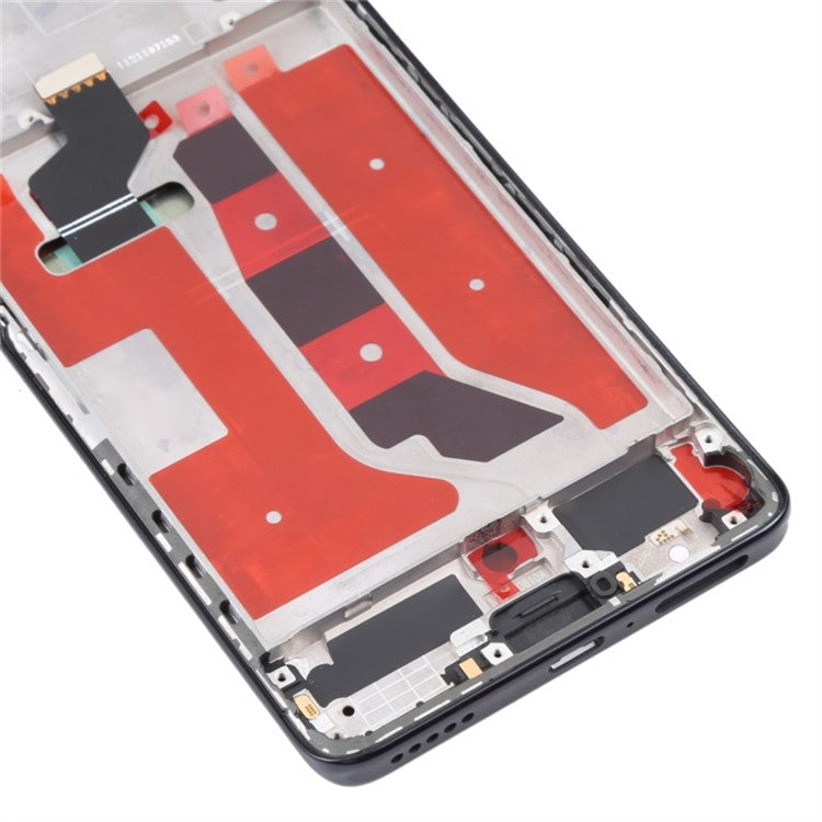 For Honor 50 OEM Grade S OLED Screen and Digitizer Assembly + Frame (without Logo) - Black