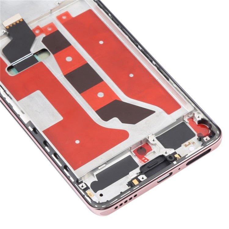 For Honor 50 OEM Grade S OLED Screen and Digitizer Assembly + Frame (without Logo) - Pink