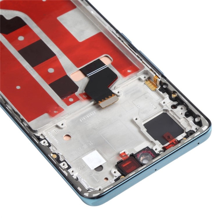 For Honor 50 OEM Grade S OLED Screen and Digitizer Assembly + Frame (without Logo) - Green