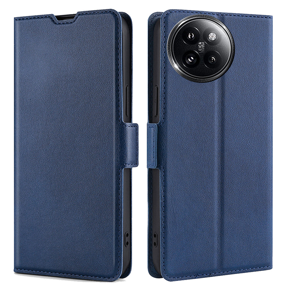 For Xiaomi Civi 4 Pro 5G Cell Phone Case Shockproof PU+TPU Phone Cover - Blue