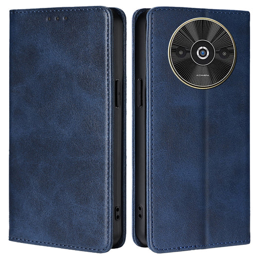 For Xiaomi Redmi A3 / Poco C61 4G Wallet Case Magnetic Auto-absorbed Leather Phone Cover - Sapphire