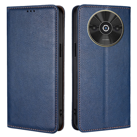 For Xiaomi Redmi A3 / Poco C61 4G Leather Case Wallet Phone Cover Phone Accessories Distributor - Blue