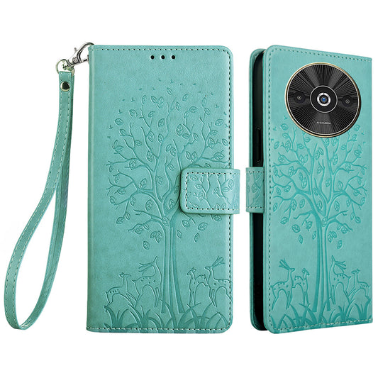 For Xiaomi Redmi A3 / Poco C61 4G Leather Wallet Phone Case Mobile Accessories Wholesale - Green