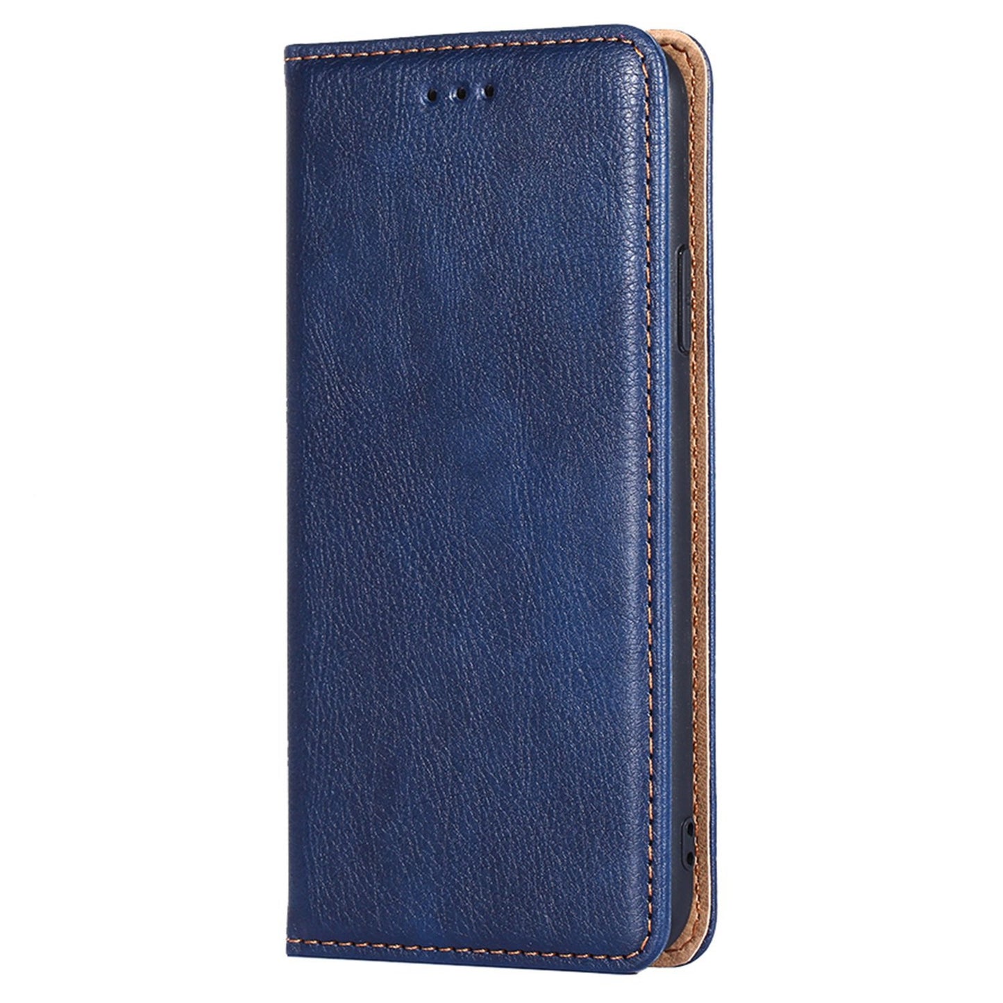 For Transsion Tecno Pova 6 Pro 5G Anti-scratch Case Wallet PU Leather Magnetic Cell Phone Cover - Blue