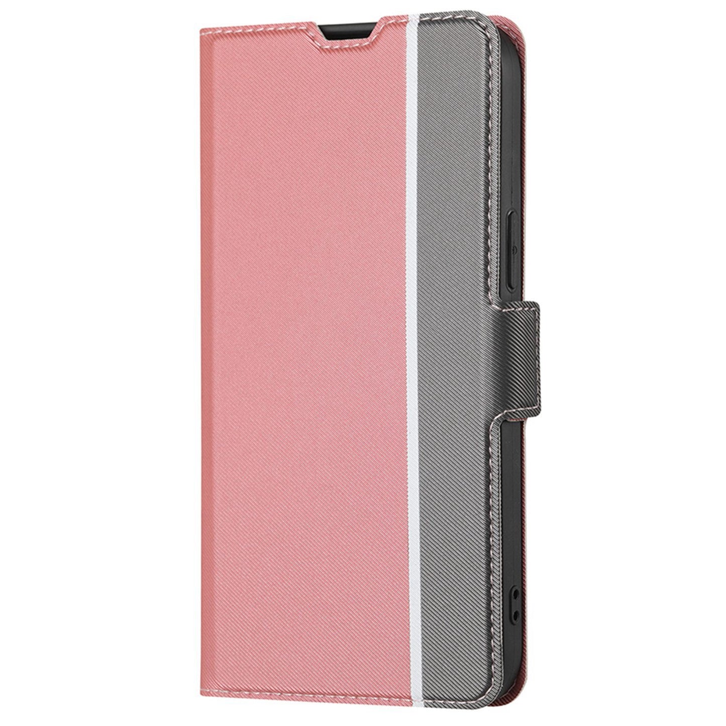 For Realme 12 Pro 5G / 12 Pro+ 5G Case Card Slots Leather Phone Cover Wholesale - Pink