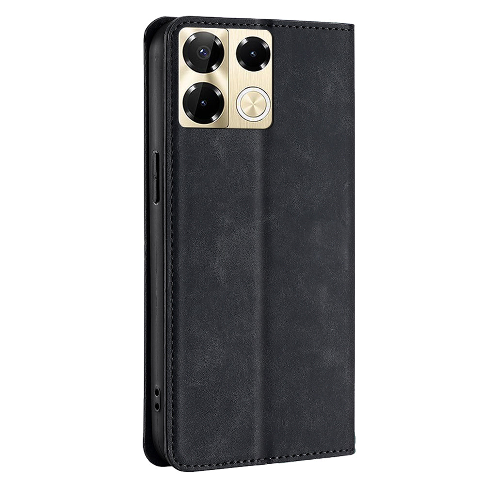 For Transsion Infinix Note 40 Pro 5G Leather Card Slots Phone Case Mobile Accessories Wholesale - Black