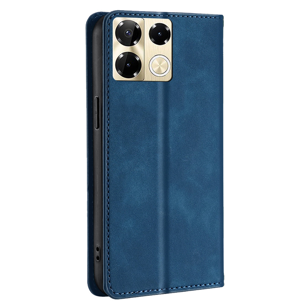 For Transsion Infinix Note 40 Pro 5G Leather Card Slots Phone Case Mobile Accessories Wholesale - Blue