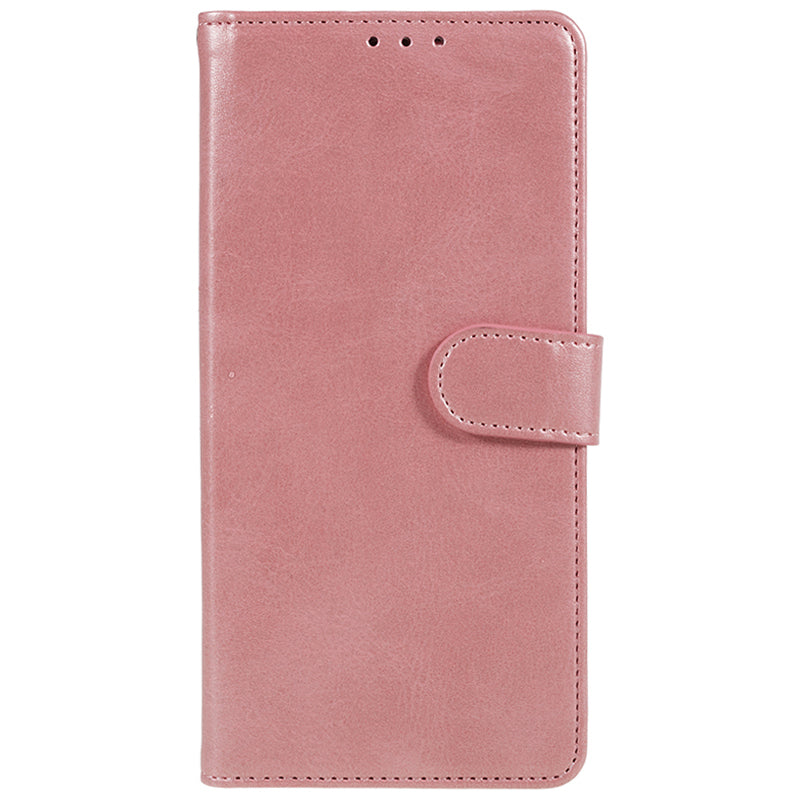 For Motorola Moto G Power (2024) Case Wallet Leather Phone Cover Mobile Accessories Supplier - Rose Gold