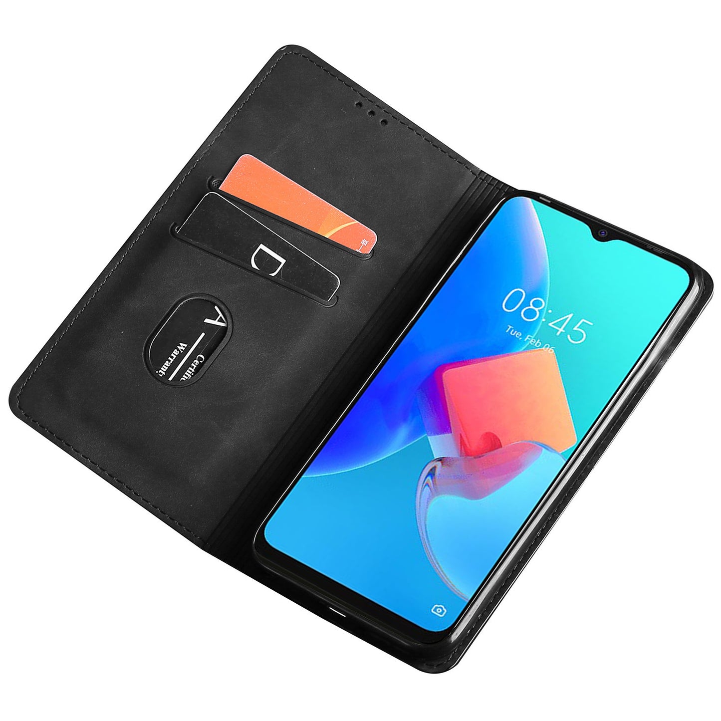 For Transsion Tecno Spark 20 Pro+ PU+TPU Wallet Phone Case Mobile Accessories Wholesale - Black