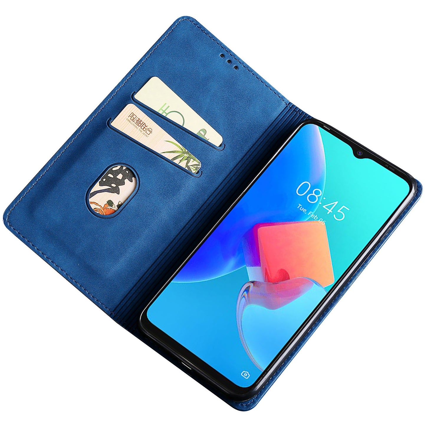 For Transsion Tecno Spark 20 Pro+ PU+TPU Wallet Phone Case Mobile Accessories Wholesale - Blue
