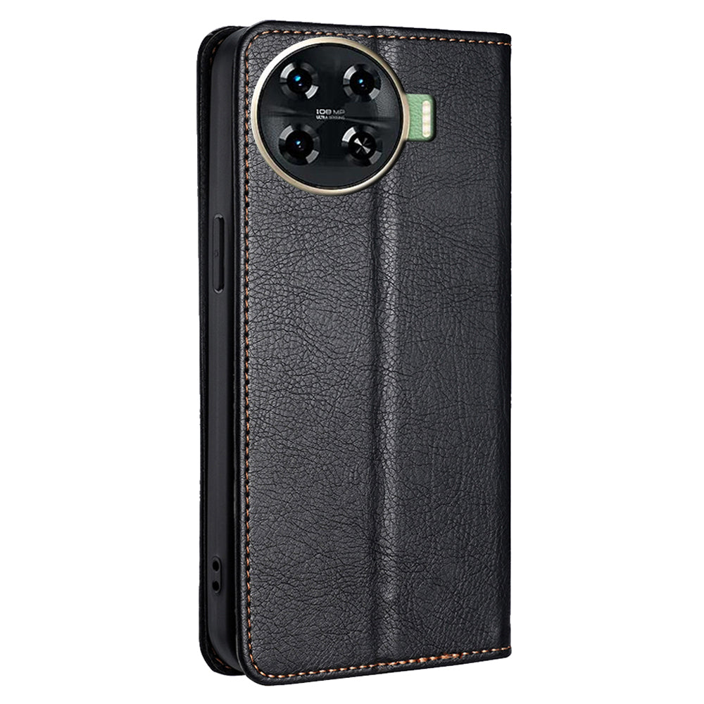 For Transsion Tecno Spark 20 Pro+ Leather Wallet Case Phone Accessories Distributors - Black