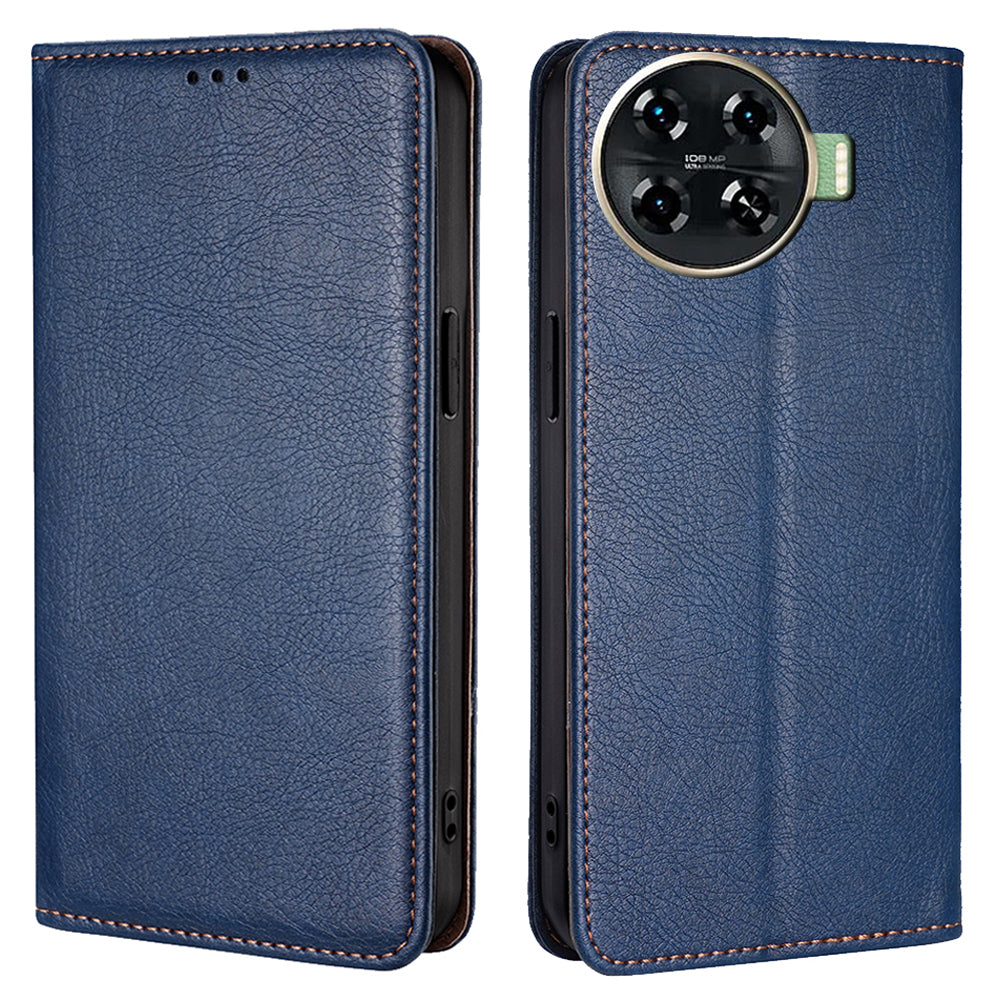 For Transsion Tecno Spark 20 Pro+ Leather Wallet Case Phone Accessories Distributors - Blue