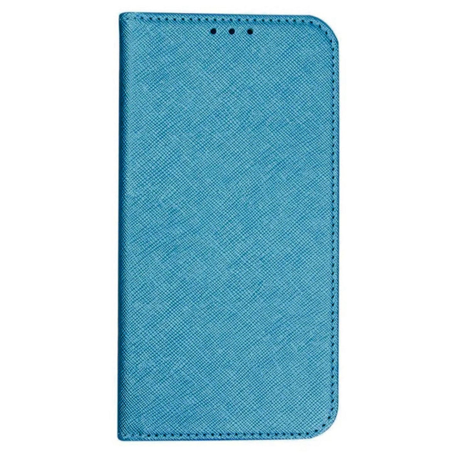 For Transsion Infinix Note 40 Pro 4G / 5G / Infinix Note 40 Pro+ Case Cross Texture Leather Folio Stand Phone Cover - Sky Blue