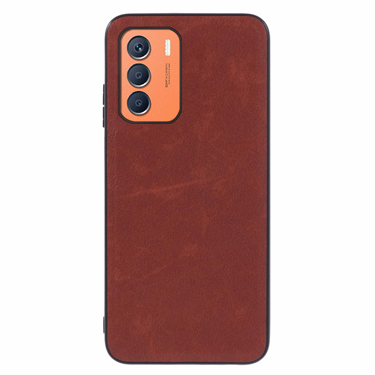 For Transsion Infinix Zero 5G 2023 Wholesale Phone Cases PU Leather+PC+TPU Retro Texture Cover - Brown