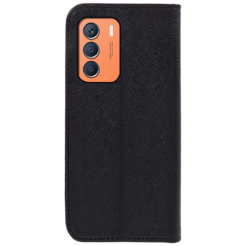 Phone Case Suppliers for Transsion Infinix Zero 5G 2023 Wallet PU Leather Wholesale Mobile Phone Cover - Black