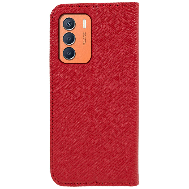 Phone Case Suppliers for Transsion Infinix Zero 5G 2023 Wallet PU Leather Wholesale Mobile Phone Cover - Red
