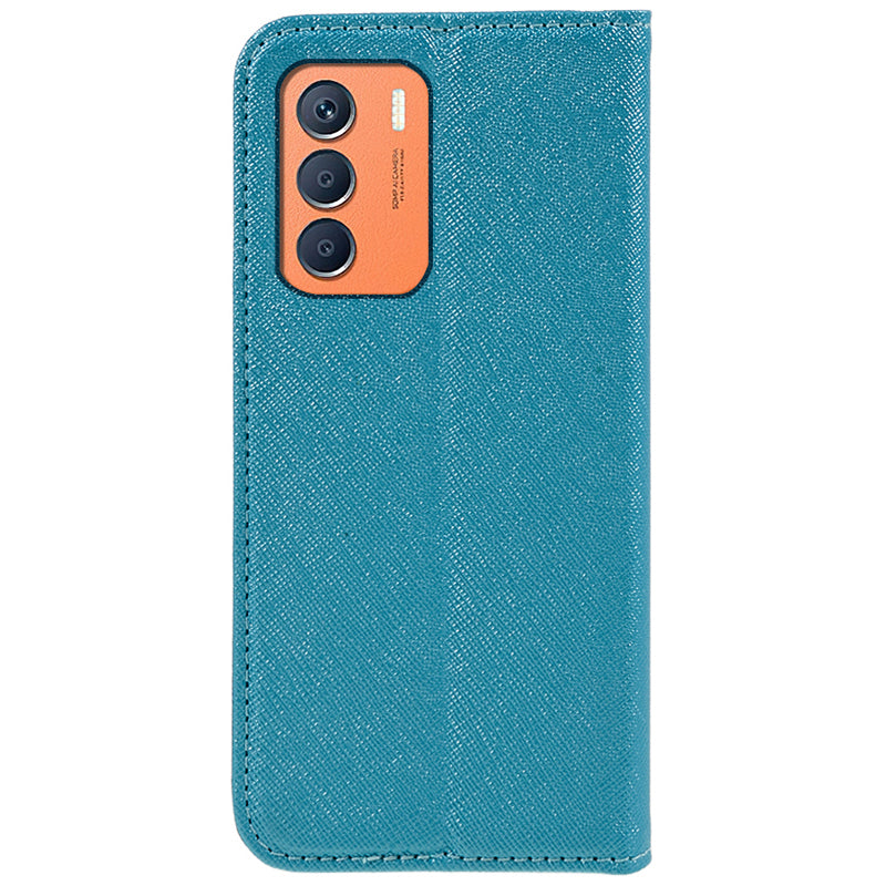 Phone Case Suppliers for Transsion Infinix Zero 5G 2023 Wallet PU Leather Wholesale Mobile Phone Cover - Sky Blue