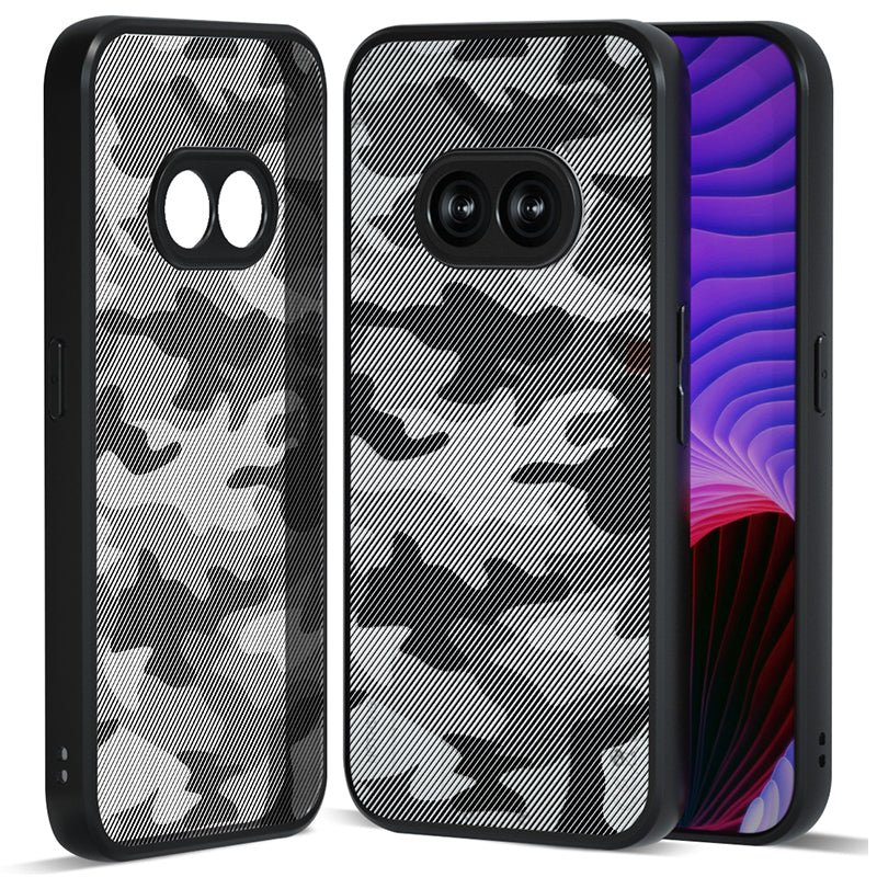 IBMRS For Nothing Phone (2a) Shockproof Case TPU+PC Phone Cover with Precise Lens Cutout - Artistic Camouflage