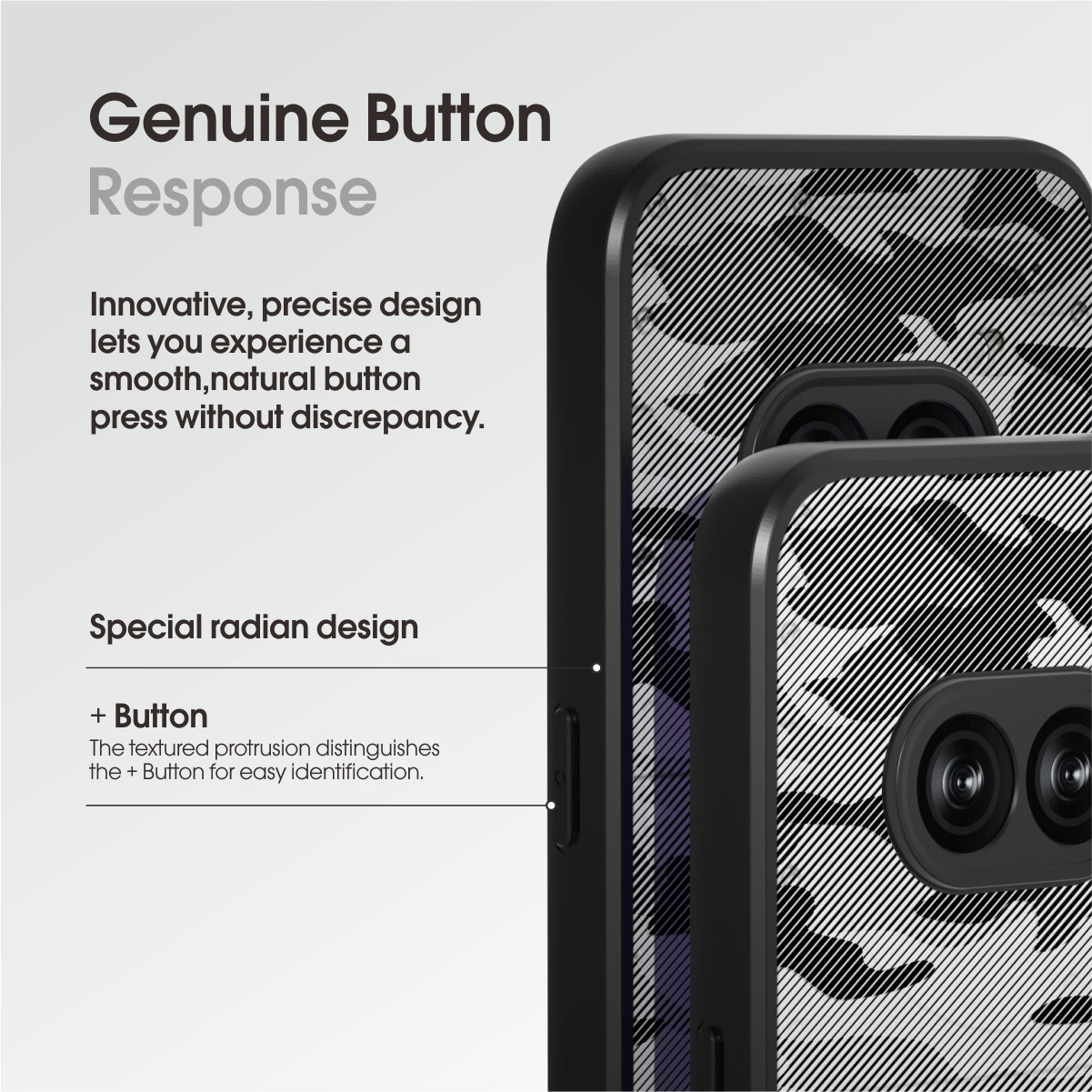 IBMRS For Nothing Phone (2a) Shockproof Case TPU+PC Phone Cover with Precise Lens Cutout - Artistic Camouflage