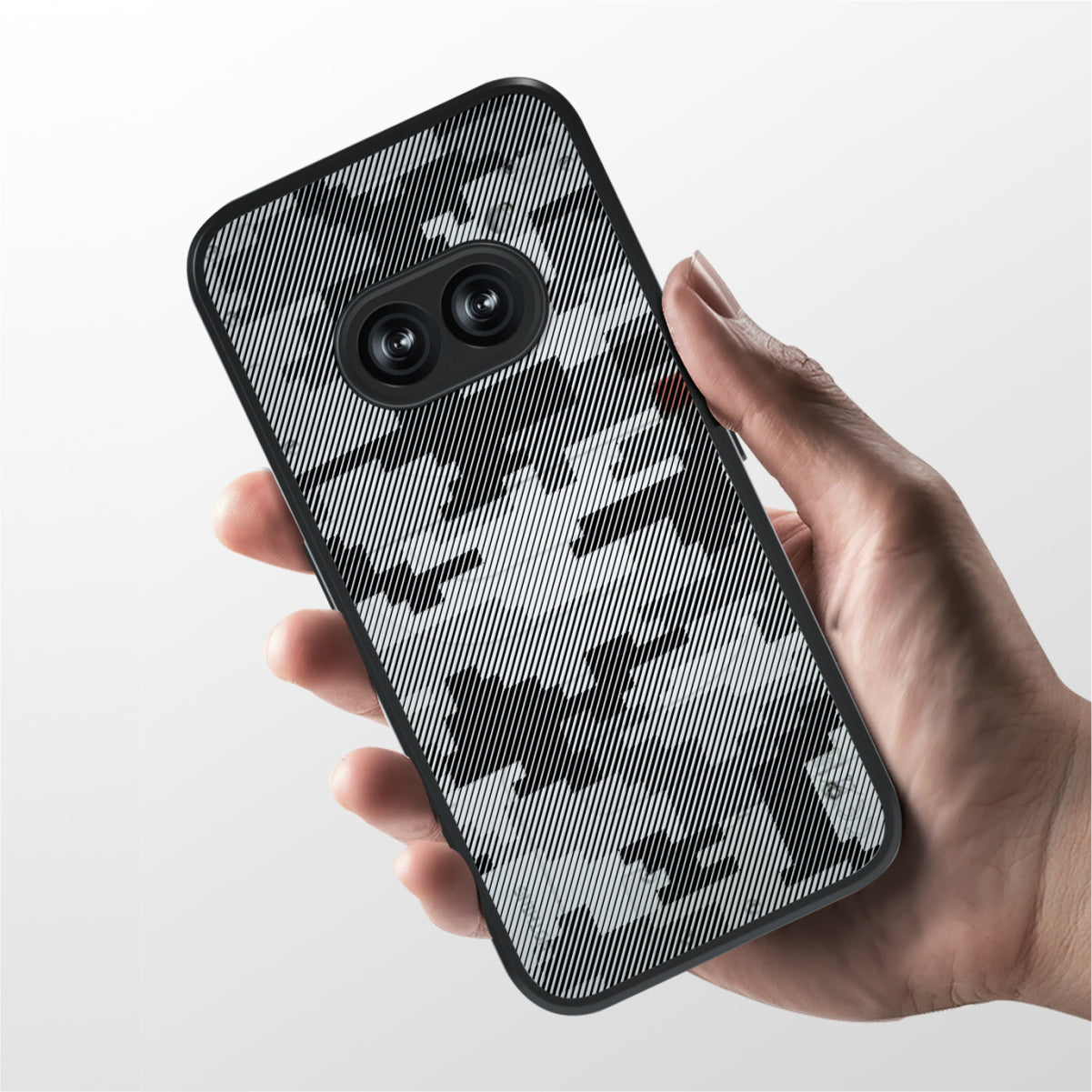 IBMRS For Nothing Phone (2a) Shockproof Case TPU+PC Phone Cover with Precise Lens Cutout - Matte Black