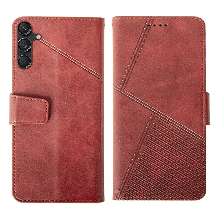 IDEWEI For Samsung Galaxy M55 5G / C55 5G / F55 5G Case Calf Texture Leather Phone Shell Mobile Accessories Wholesale - Red