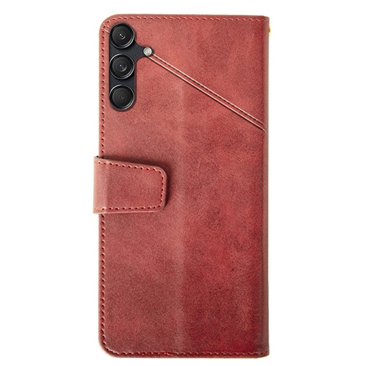 IDEWEI For Samsung Galaxy M55 5G / C55 5G / F55 5G Case Calf Texture Leather Phone Shell Mobile Accessories Wholesale - Red