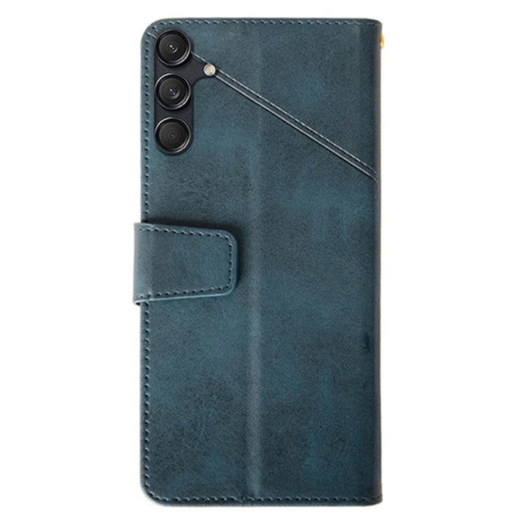 IDEWEI For Samsung Galaxy M55 5G / C55 5G / F55 5G Case Calf Texture Leather Phone Shell Mobile Accessories Wholesale - Blue