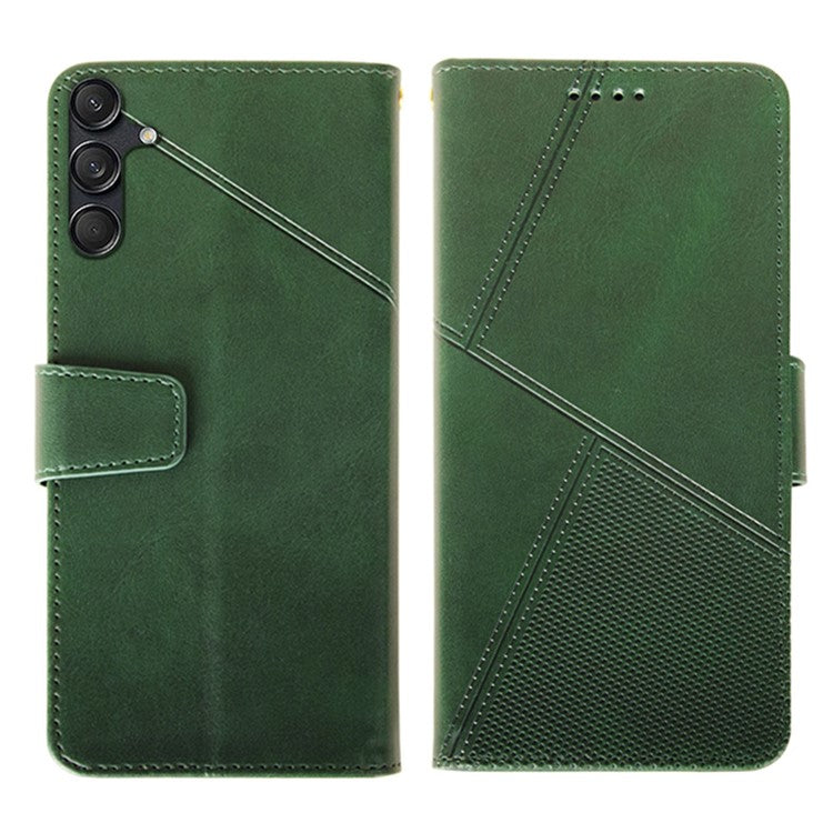 IDEWEI For Samsung Galaxy M55 5G / C55 5G / F55 5G Case Calf Texture Leather Phone Shell Mobile Accessories Wholesale - Green
