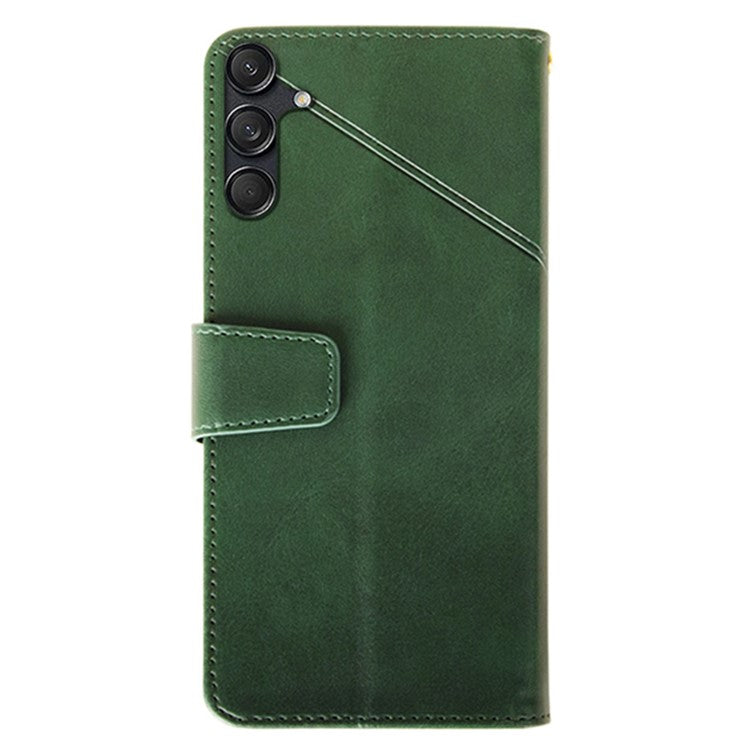 IDEWEI For Samsung Galaxy M55 5G / C55 5G / F55 5G Case Calf Texture Leather Phone Shell Mobile Accessories Wholesale - Green