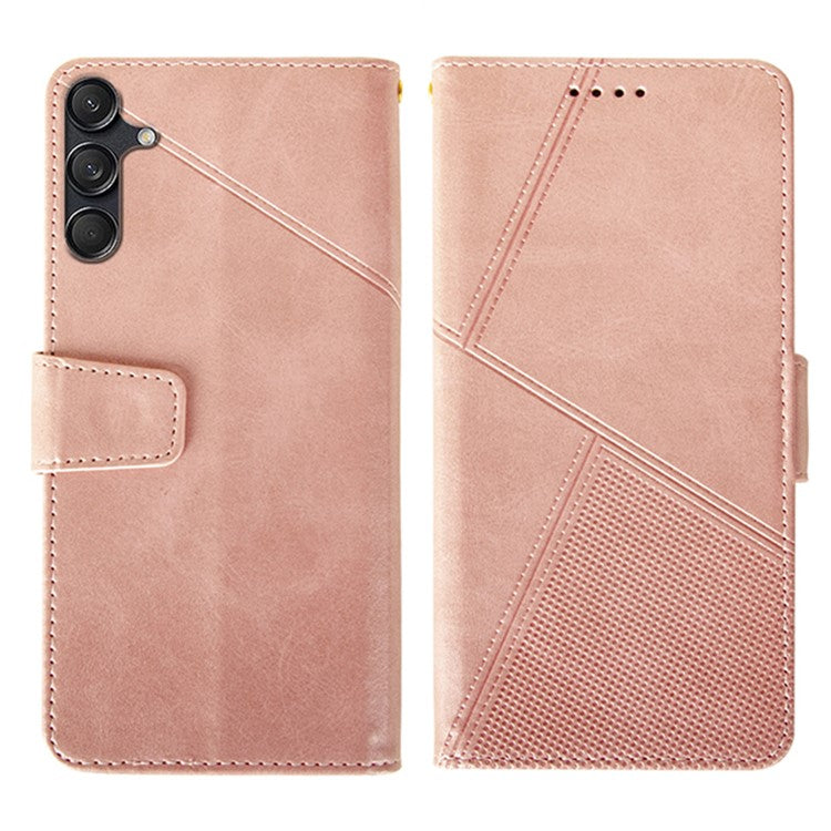 IDEWEI For Samsung Galaxy M55 5G / C55 5G / F55 5G Case Calf Texture Leather Phone Shell Mobile Accessories Wholesale - Pink