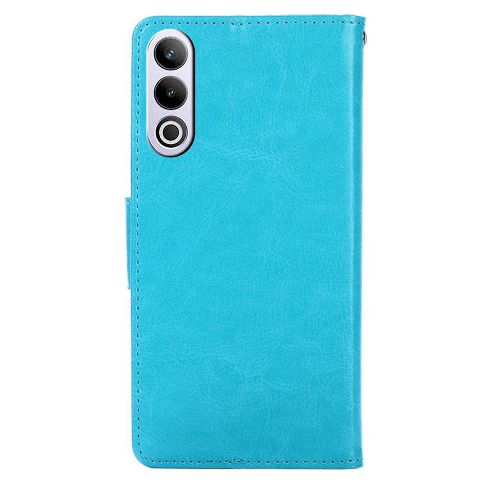 For OnePlus Ace 3V 5G Case Leather Wallet Phone Cover Phone Accessories Distributors - Baby Blue