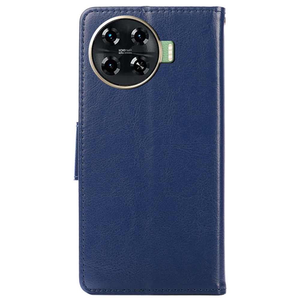 For Transsion Tecno Spark 20 Pro+ Leather Phone Case Mobile Accessories Wholesale Suppliers - Sapphire