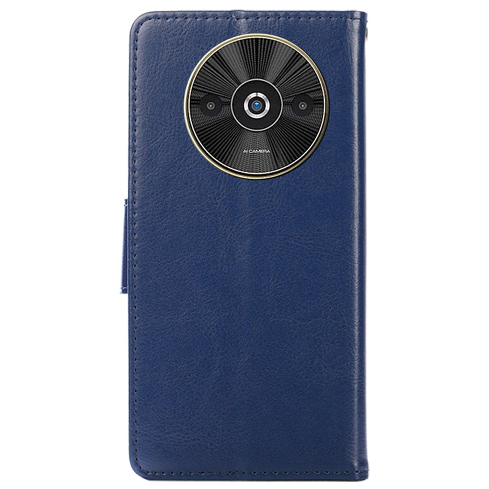 For Xiaomi Redmi A3 / Poco C61 4G Leather Wallet Case Mobile Phone Cover Wholesale - Sapphire