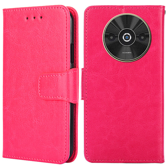 For Xiaomi Redmi A3 / Poco C61 4G Leather Wallet Case Mobile Phone Cover Wholesale - Rose
