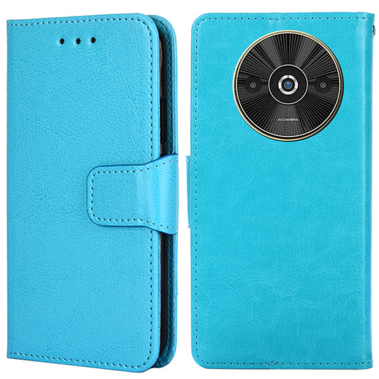 For Xiaomi Redmi A3 / Poco C61 4G Leather Wallet Case Mobile Phone Cover Wholesale - Baby Blue
