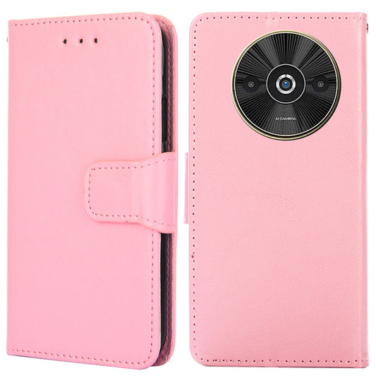 For Xiaomi Redmi A3 / Poco C61 4G Leather Wallet Case Mobile Phone Cover Wholesale - Pink