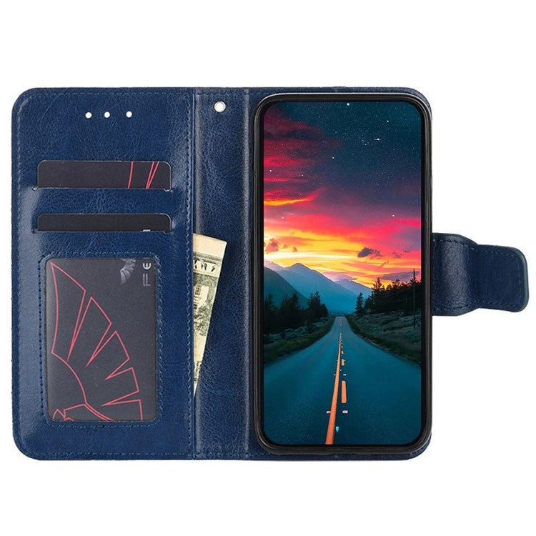 For Realme 12+ 5G Wholesale Phone Case Wallet Leather Flip Wallet Phone Cover - Sapphire