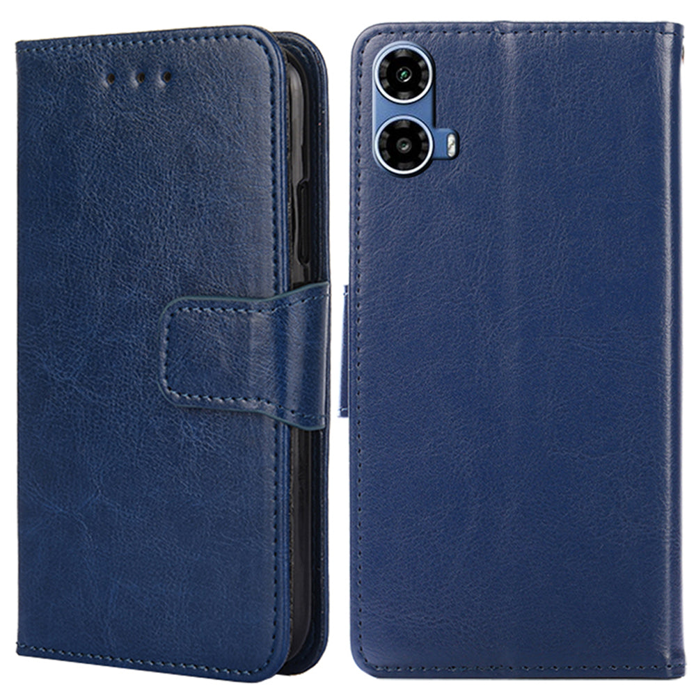 For Motorola Moto G34 5G Case Leather Phone Cover Mobile Accessories Wholesale Suppliers - Sapphire
