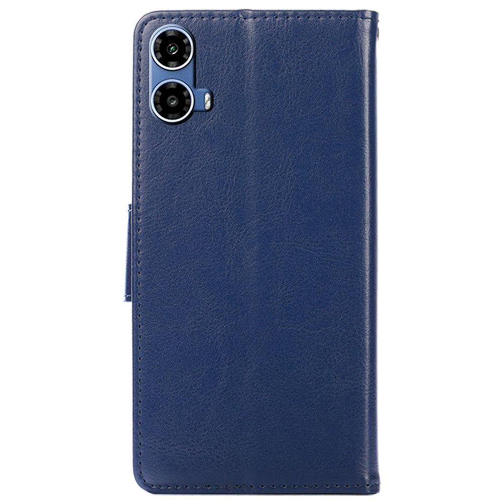 For Motorola Moto G34 5G Case Leather Phone Cover Mobile Accessories Wholesale Suppliers - Sapphire